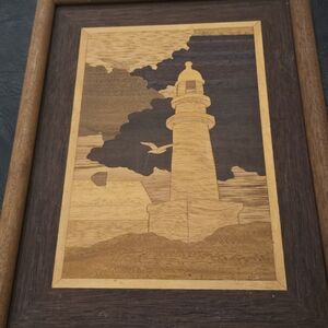 Wooden Lighthouse Wall Art